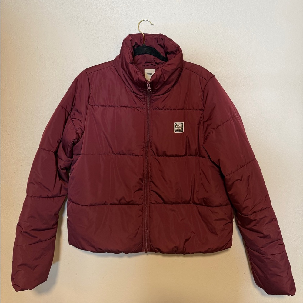 Vans Maroon Puffer Jacket